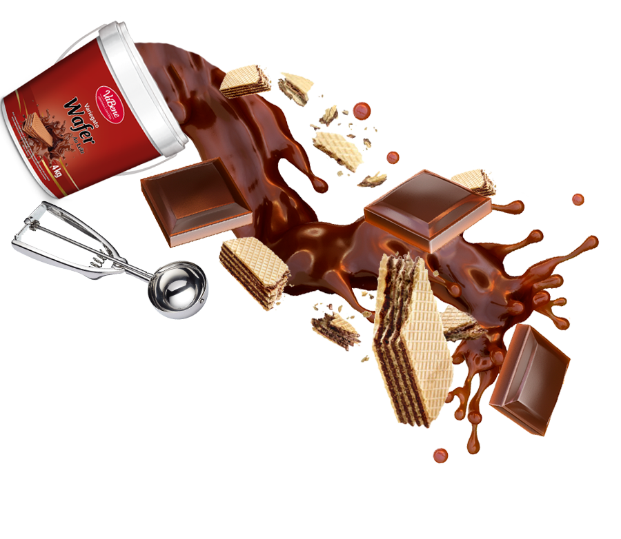 Variegato Wafer com Chocolate