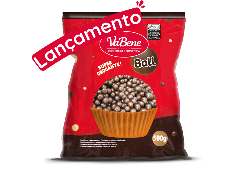 Cereal VaBene Ball Mega Chocolate ao Leite