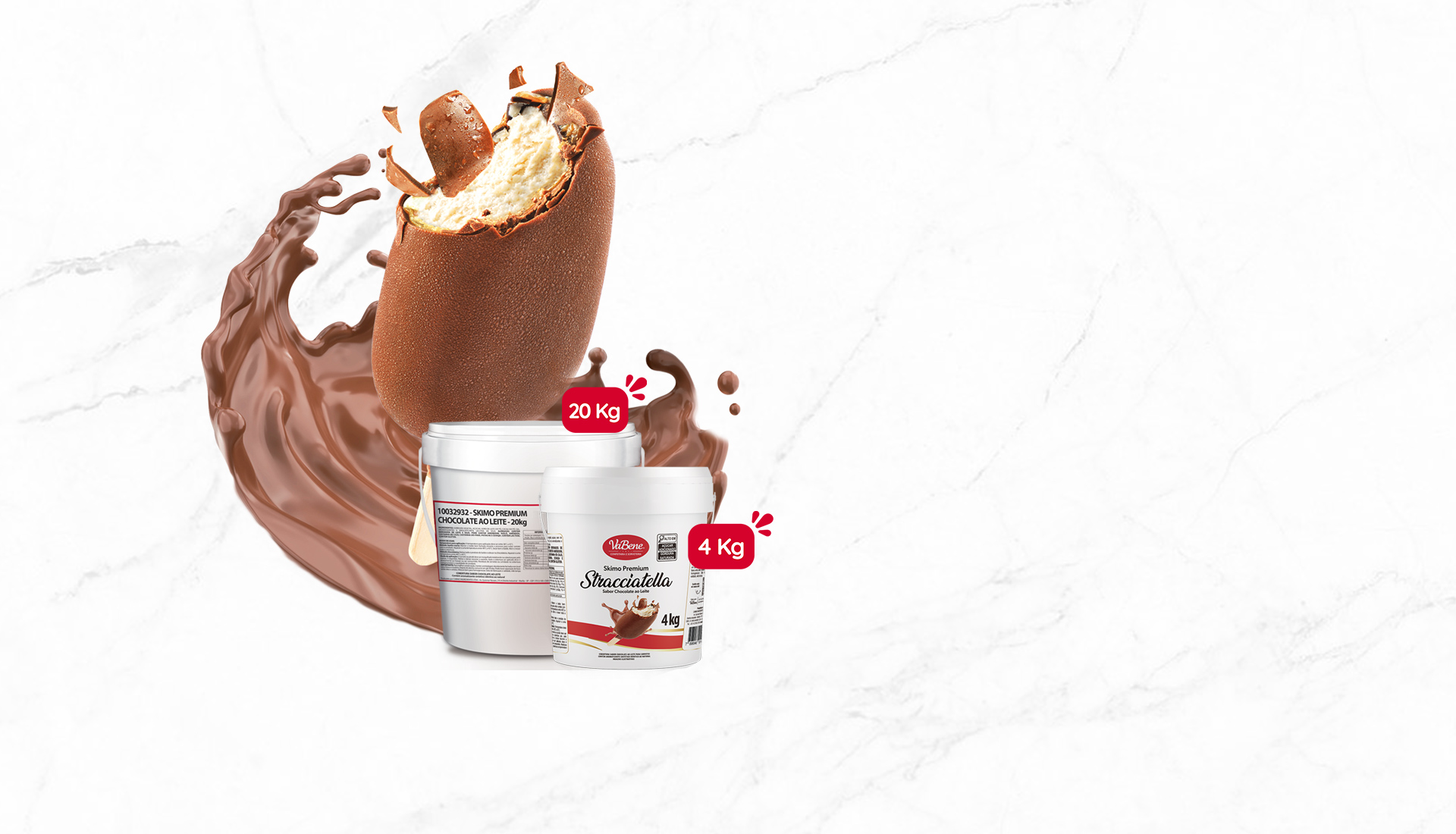 Skimo Stracciatella Chocolate ao leite