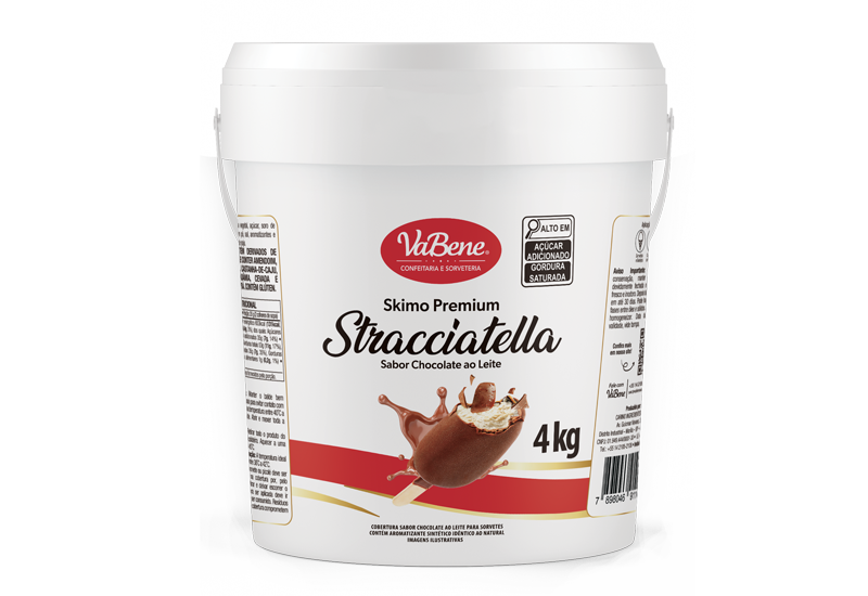 Skimo Stracciatella Chocolate ao leite VaBene 4Kg