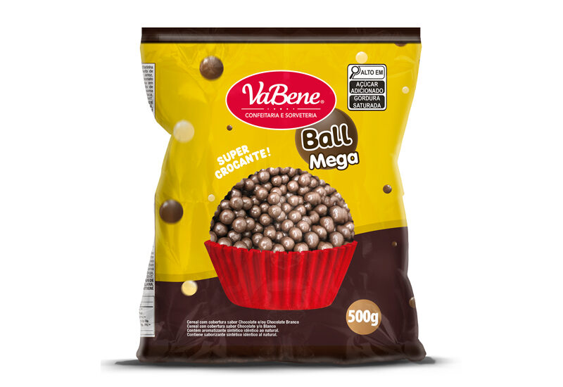 Cereal Mega Ball Chocolate ao Leite VaBene