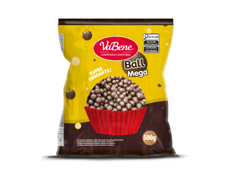 Cereal Mega Ball Chocolate ao Leite VaBene