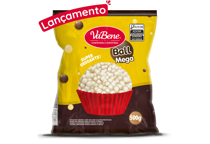 Cereal Mega Ball Chocolate Branco VaBene