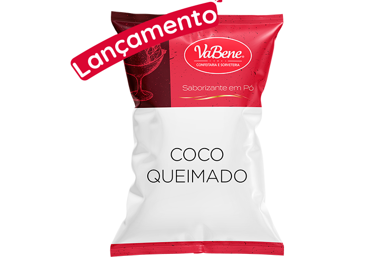 Saborizante em pó Coco Queimado